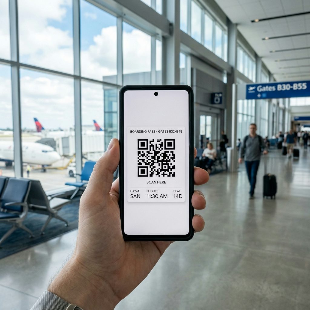 Сканирование QR-кода для eSIM